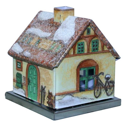 Winter Townhouse Incense Smoker ~ Germany